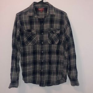 Small grey and blue flannel from Arizona Jean CO